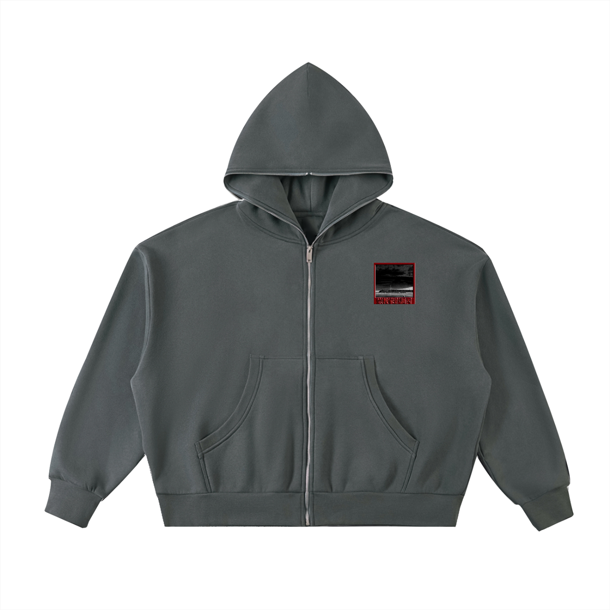 Redline Full Zip Up Hoodie