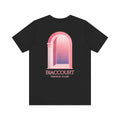 Curved Solid Graphic T-Shirt