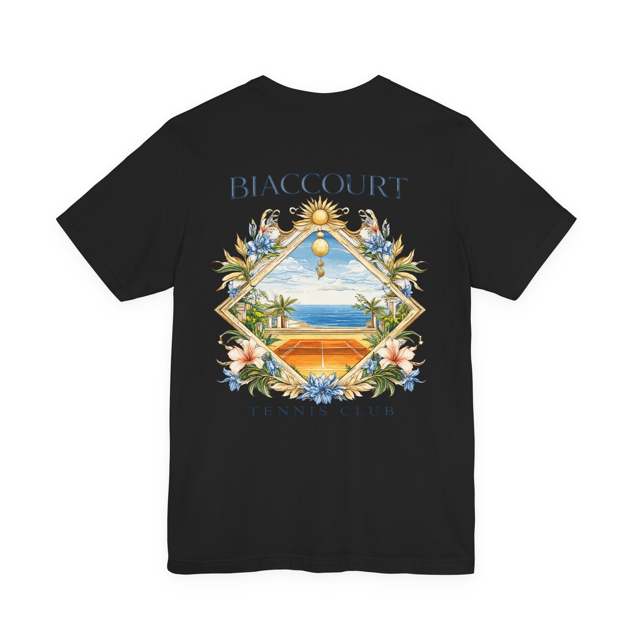 Tennis Coastal Court Graphic T-Shirt