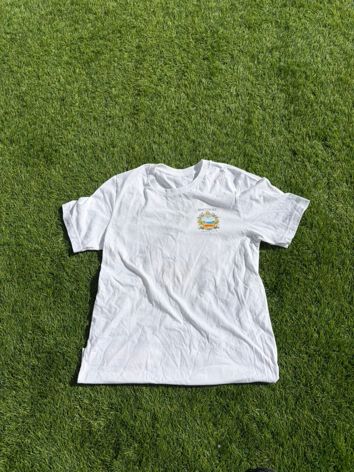 Tennis Coastal Court Graphic T-Shirt