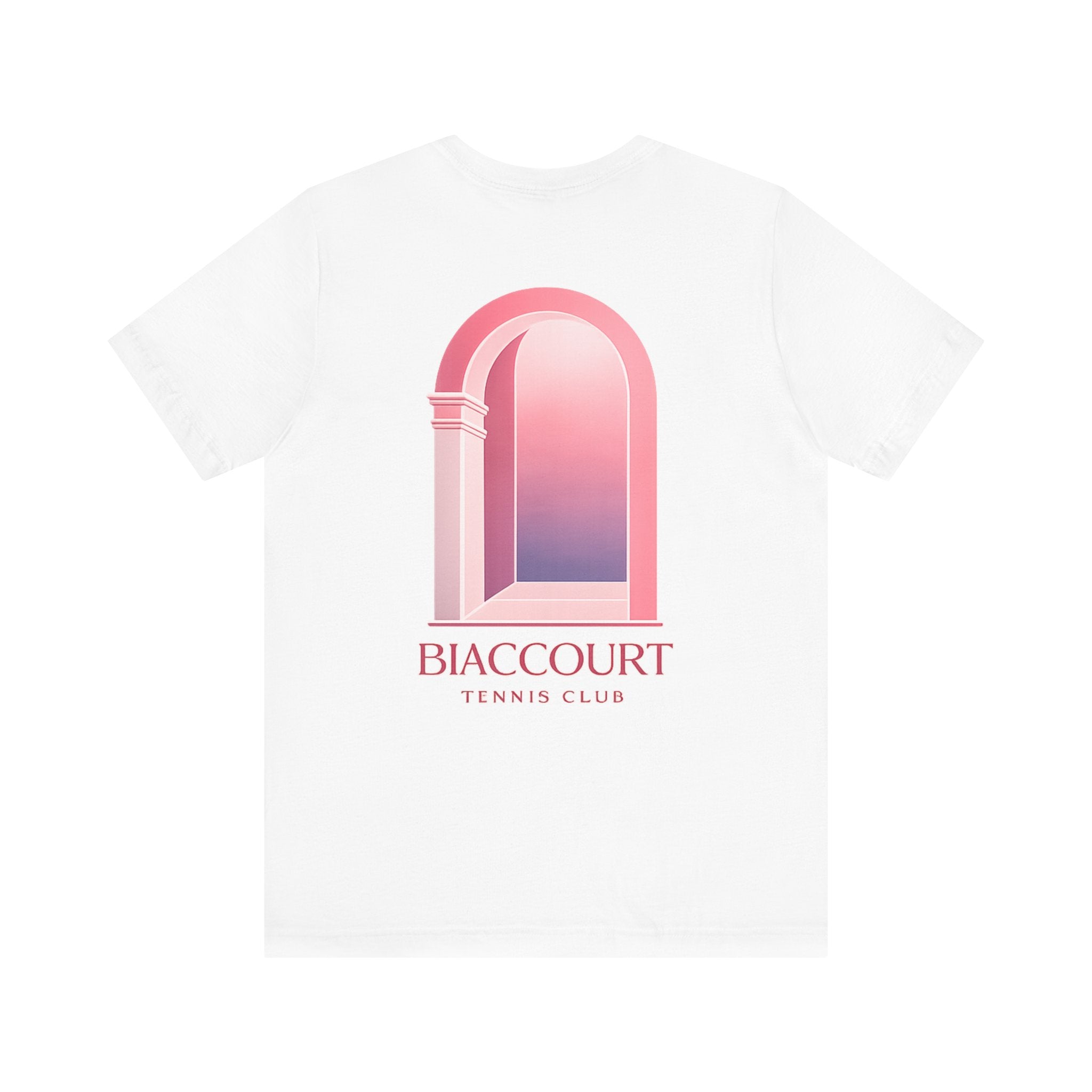 Curved Solid Graphic T-Shirt