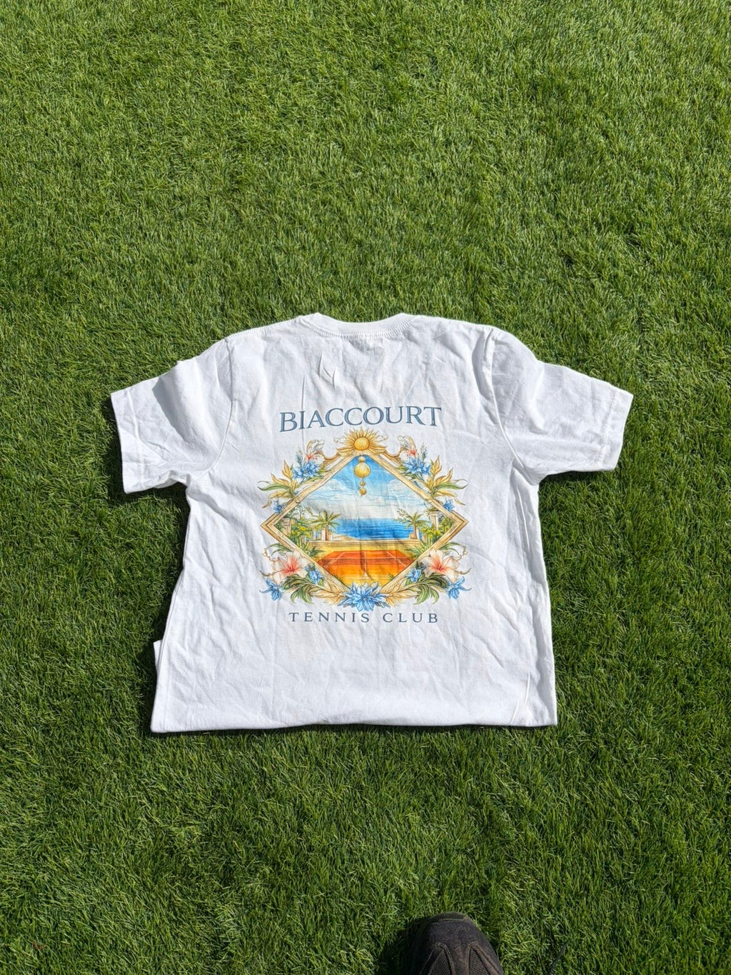 Tennis Coastal Court Graphic T-Shirt