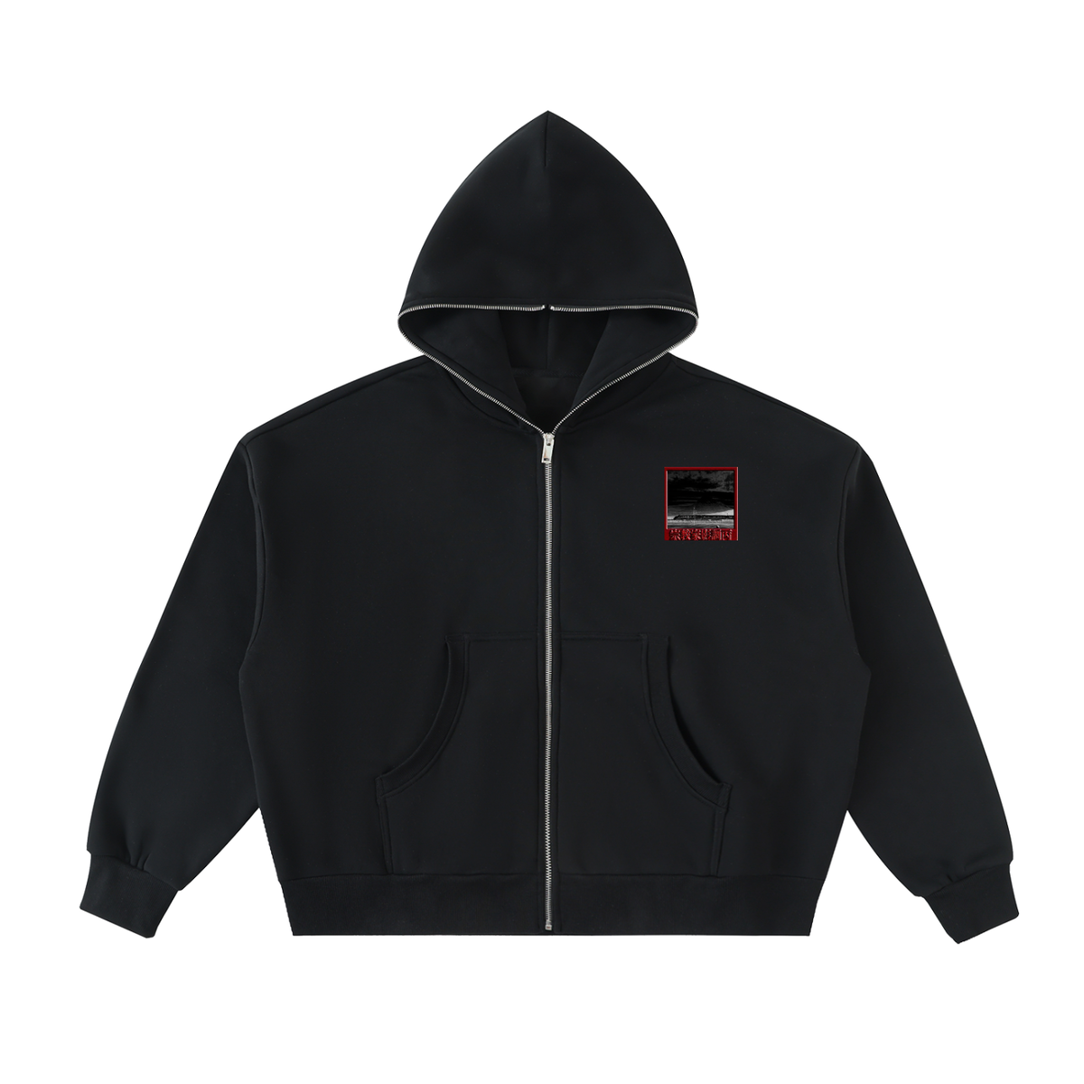 Redline Full Zip Up Hoodie
