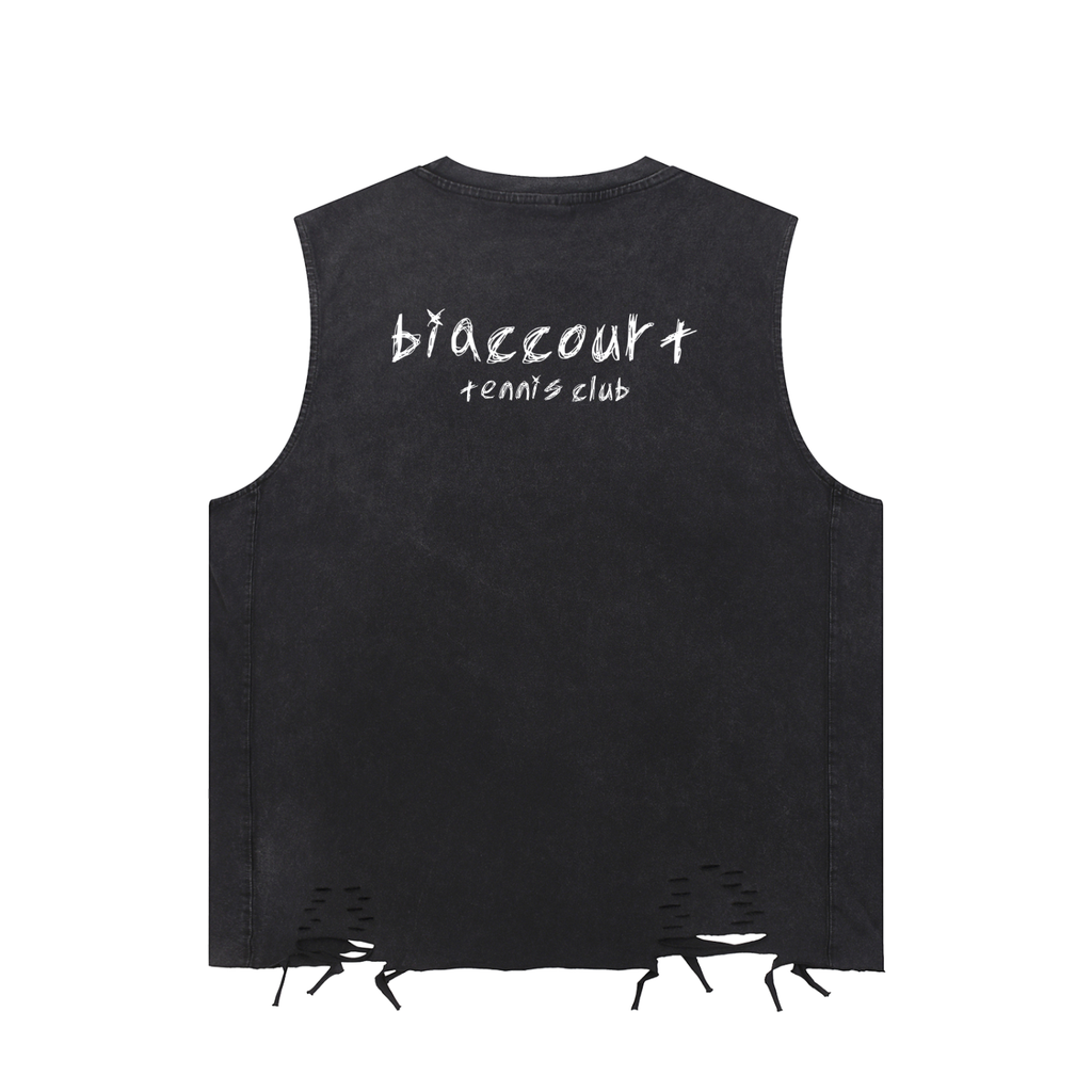 Ascension Raw-Hem Tank Top