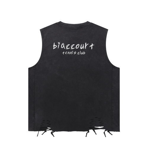 Ascension Raw-Hem Tank Top