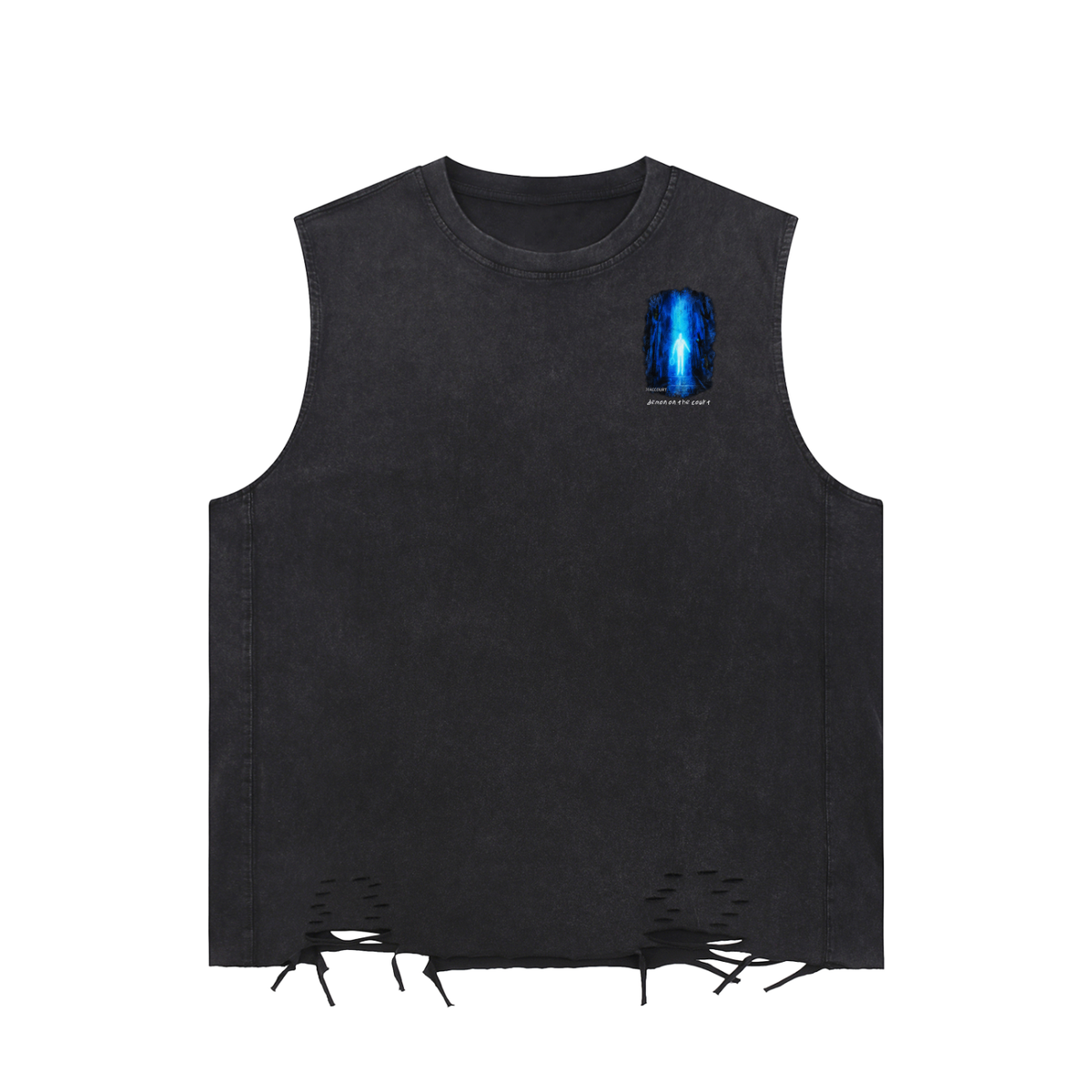 Ascension Raw-Hem Tank Top